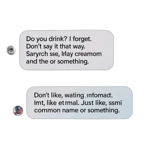 bottle, text, conversation, between, two, individuals, first, message transparent PNG cut-out