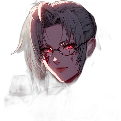 face, creature, mask, hair, cyberpunk, anime, concept art, pixel art transparent PNG cut-out