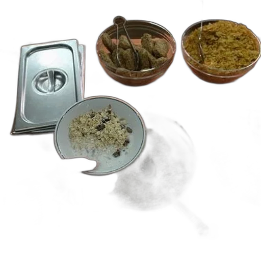 food, person, scoops, oatmeal, bowl, buffet, table, various transparent PNG cut-out