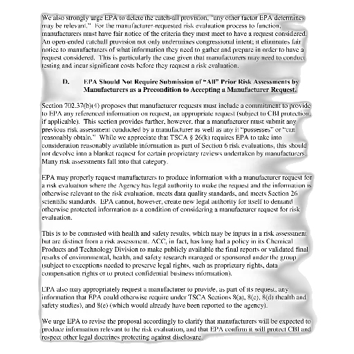 document, discussing, epa, request, submission, all, prior, risk transparent PNG cut-out