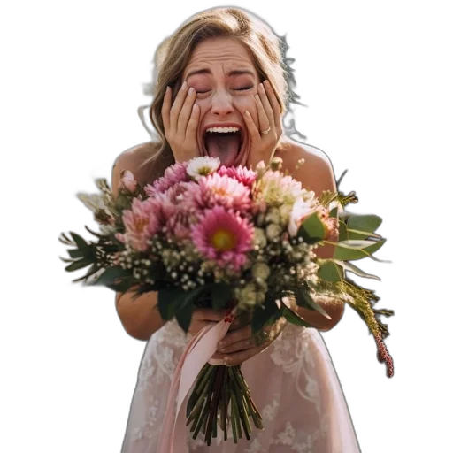 face, dress, crown, photorealistic, woman, light-colored, possibly, wedding transparent PNG cut-out