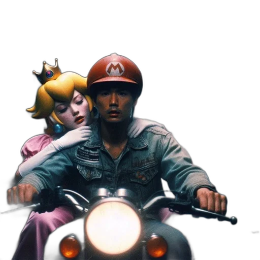 car, jacket, crown, hat, concept art, watercolor, comic book art, photorealistic transparent PNG cut-out