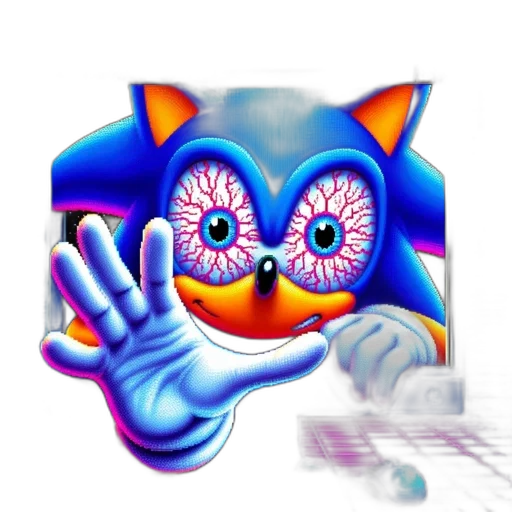mask, robot, creature, face, vaporwave, 3d render, concept art, pixel art transparent PNG cut-out