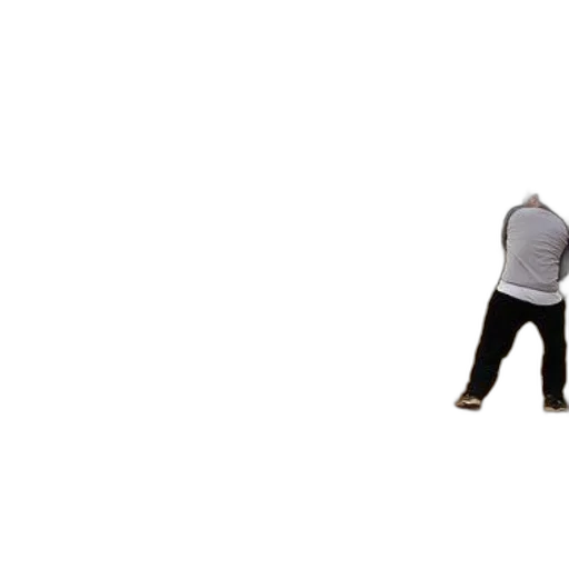 jacket, staff, shoes, robot, 3d render, concept art, person, swinging transparent PNG cut-out