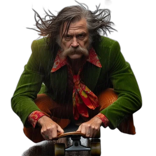 hair, jacket, face, staff, concept art, photorealistic, man, stands transparent PNG cut-out