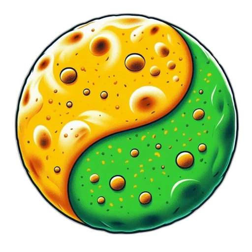 food, umbrella, jacket, jewelry, concept art, photorealistic, outer space, circular transparent PNG cut-out