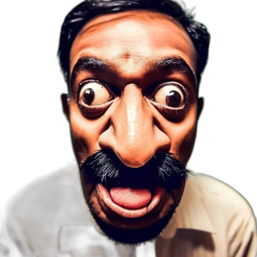 mask, face, staff, creature, cartoon, photorealistic, 3d render, concept art transparent PNG cut-out