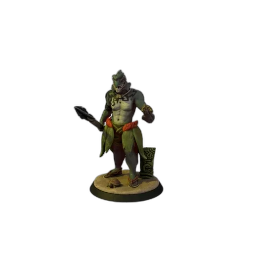 staff, creature, weapon, mask, concept art, 3d render, fantasy art, earth tones transparent PNG cut-out