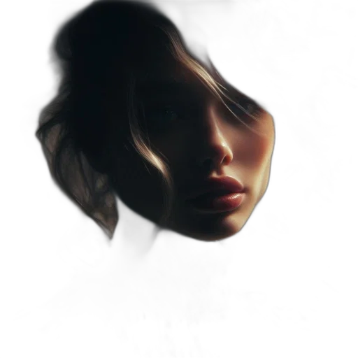 face, mask, hat, robot, photorealistic, 3d render, concept art, oil painting transparent PNG cut-out