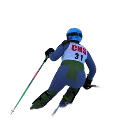 staff, 3d render, pixel art, photorealistic, concept art, skier, wearing, blue transparent PNG cut-out