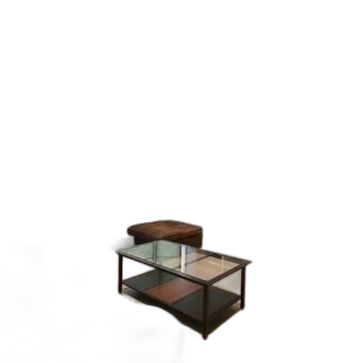 furniture, 3d render, photorealistic, earth tones, modern, living, room, leather transparent PNG cut-out