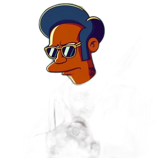 staff, face, mask, jacket, cartoon, concept art, pixel art, 3d render transparent PNG cut-out