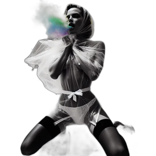 photorealistic, concept art, fantasy art, comic book art, ethereal, figure, releases, multicolored transparent PNG cut-out