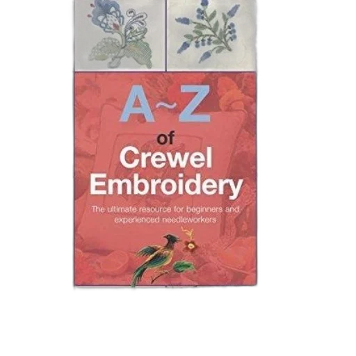 jewelry, a-z, crewel, embroidery, book, cover, featuring, various transparent PNG cut-out