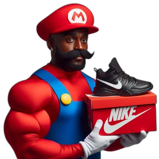 shoes, concept art, cartoon, comic book art, pixel art, man, cosplays, mario transparent PNG cut-out