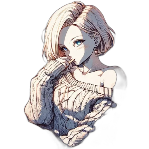 jewelry, jacket, dress, mask, pixel art, concept art, anime, fantasy art transparent PNG cut-out