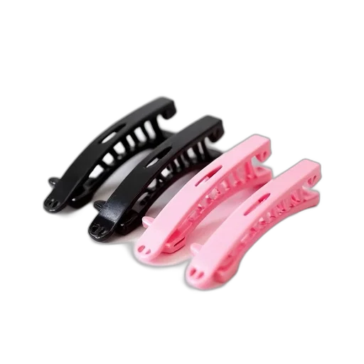 jewelry, shoes, set, black, pink, colored, hair, clips transparent PNG cut-out