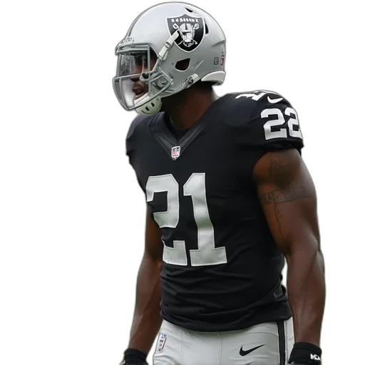 monochrome, raiders, player, willie, sanders, end, game transparent PNG cut-out