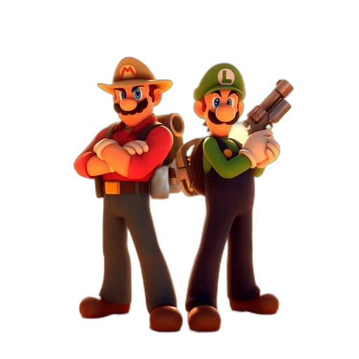 staff, weapon, 3d render, pixel art, concept art, cartoon, two, nintendo transparent PNG cut-out