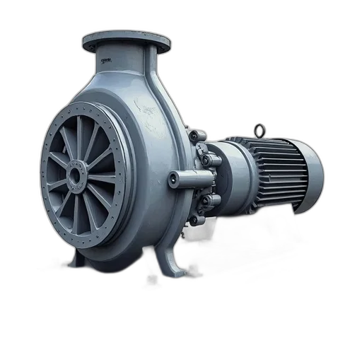 weapon, 3d render, detailed, illustration, large, industrial, pump, metallic transparent PNG cut-out