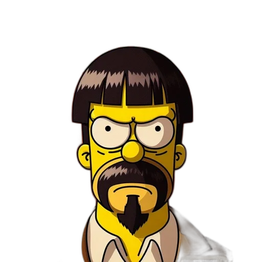 staff, cartoon, anime, comic book art, pixel art, magazine, cover, features transparent PNG cut-out