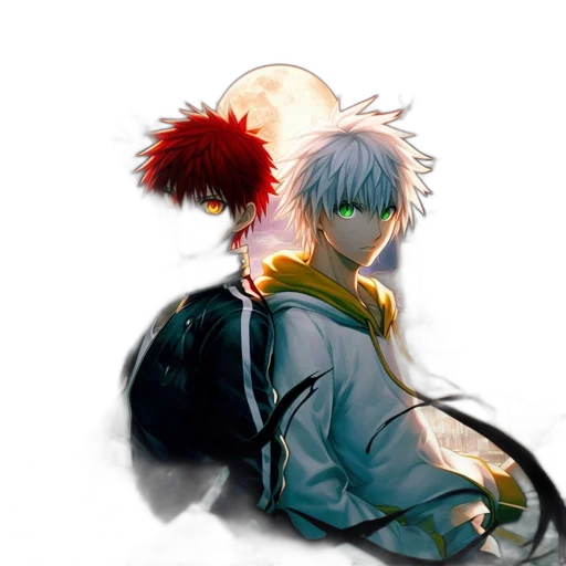 anime, concept art, pixel art, watercolor, outer space, fire, neon lights, night transparent PNG cut-out