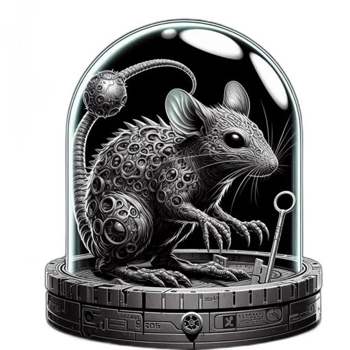 creature, concept art, fantasy art, 3d render, cyberpunk, outer space, highly, detailed transparent PNG cut-out