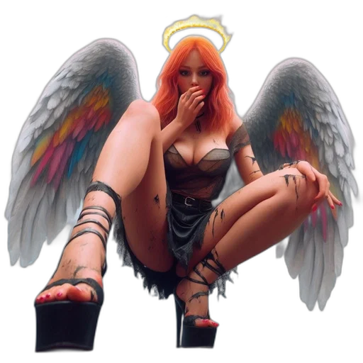 fantasy art, concept art, pixel art, comic book art, ethereal, digital, painting, features transparent PNG cut-out