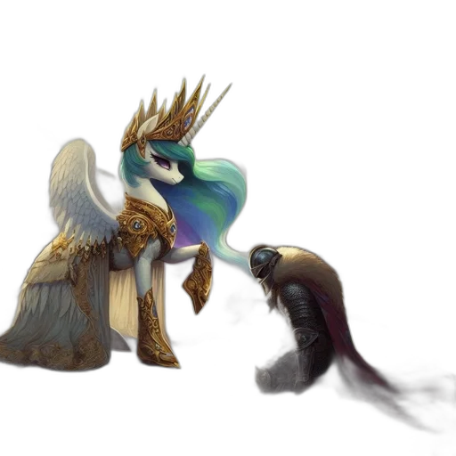 dragon, crown, fantasy art, concept art, pixel art, 3d render, dark, golden transparent PNG cut-out