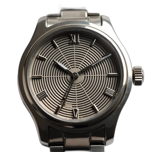 jewelry, close-up, wristwatch, circular, face, featuring, pattern, concentric transparent PNG cut-out