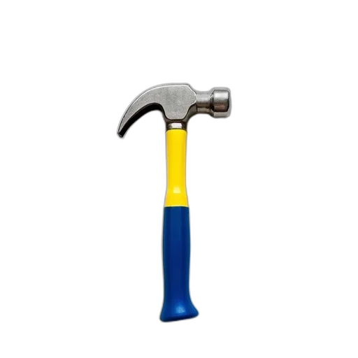 staff, weapon, umbrella, sword, blue, yellow, hammer, silver transparent PNG cut-out
