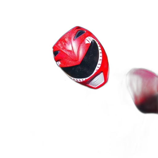 mask, jewelry, shoes, hat, 3d render, photorealistic, concept art, red transparent PNG cut-out
