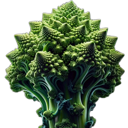 crown, flower, food, dragon, 3d render, photorealistic, green, up-close transparent PNG cut-out