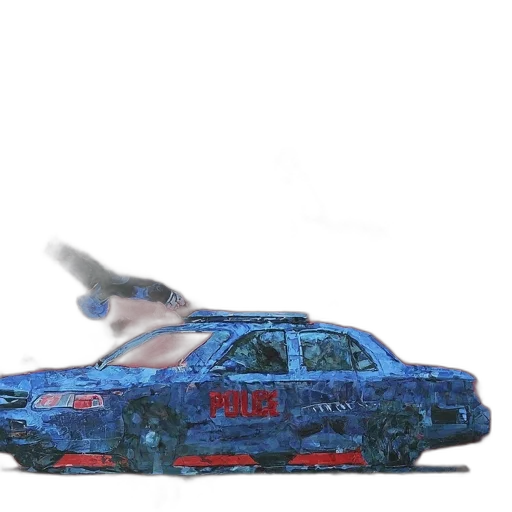 car, weapon, animal, creature, concept art, vaporwave, 3d render, photorealistic transparent PNG cut-out