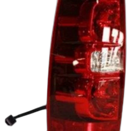 red, tail, light, black, cable, tie, attached transparent PNG cut-out