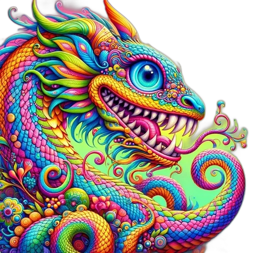 dragon, mask, creature, animal, photorealistic, fantasy art, 3d render, concept art transparent PNG cut-out