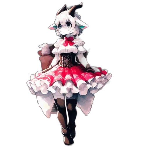 dress, staff, robot, weapon, pixel art, concept art, anime, 3d render transparent PNG cut-out
