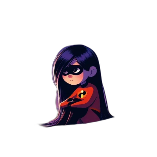 mask, face, comic book art, concept art, pixel art, cartoon, dark, neon transparent PNG cut-out