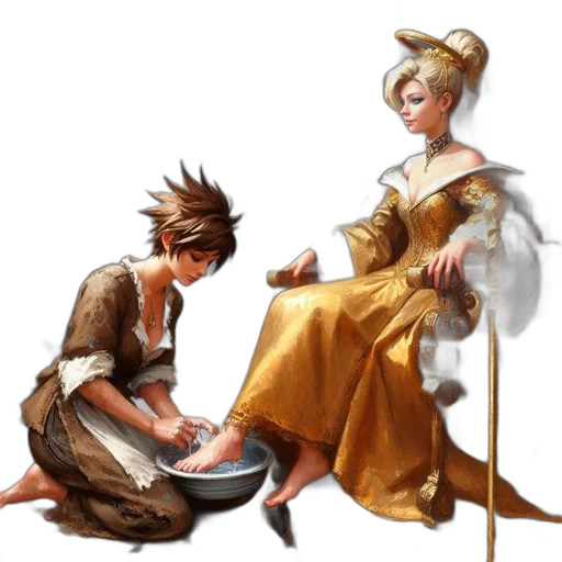 staff, dress, crown, concept art, fantasy art, pixel art, oil painting, fire transparent PNG cut-out