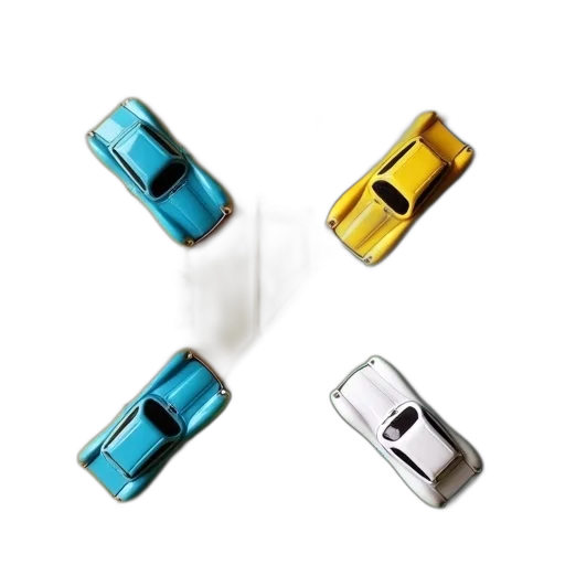 car, jewelry, robot, shoes, 3d render, photorealistic, concept art, colorful transparent PNG cut-out