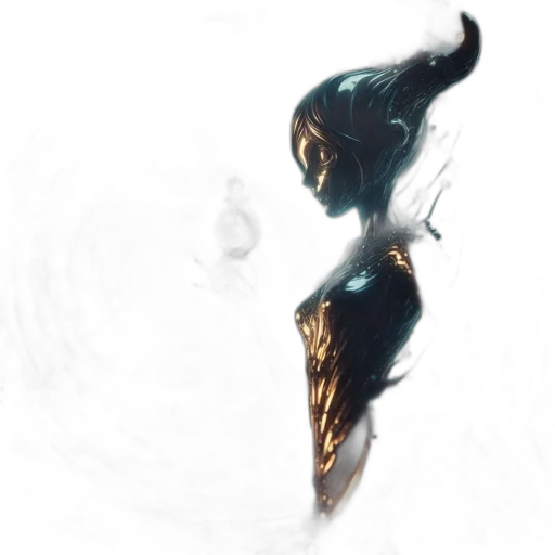 mask, dragon, robot, creature, concept art, fantasy art, 3d render, pixel art transparent PNG cut-out