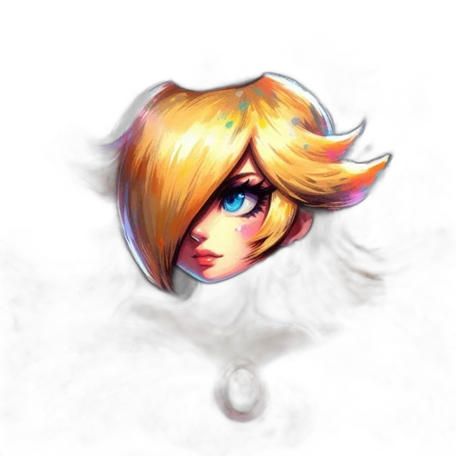 face, hair, staff, mask, concept art, watercolor, fantasy art, pixel art transparent PNG cut-out