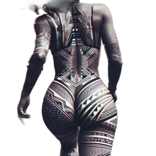dress, robot, mask, jewelry, 3d render, concept art, cyberpunk, photorealistic transparent PNG cut-out