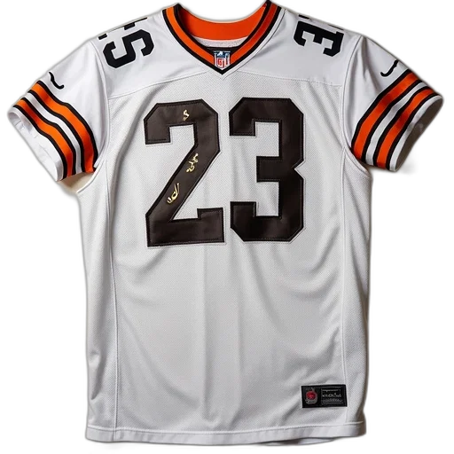 aaron, brown, autographed, jersey transparent PNG cut-out