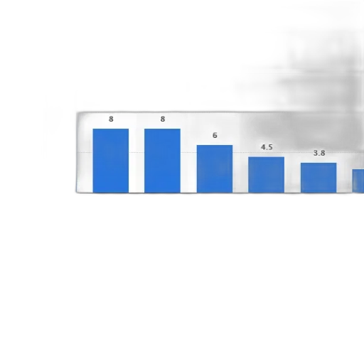 robot, blue, monochrome, bar, chart, showing, popularity, various transparent PNG cut-out