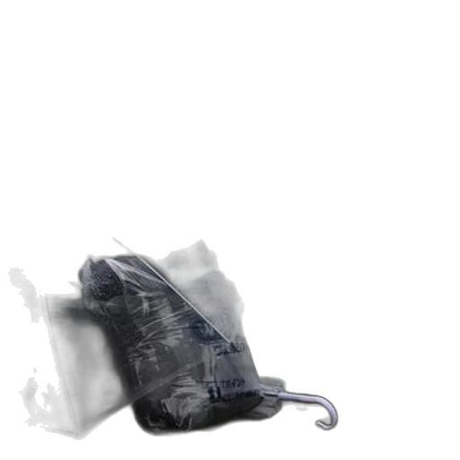 shoes, bottle, hat, weapon, 3d render, photorealistic, concept art, monochrome transparent PNG cut-out
