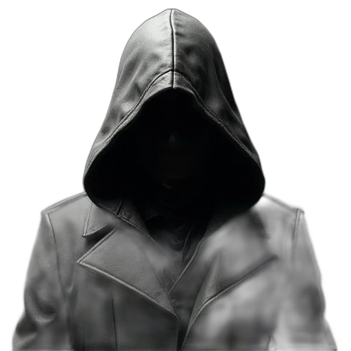 jacket, mask, face, staff transparent PNG cut-out