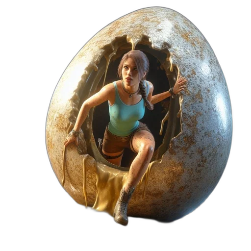 animal, creature, 3d render, photorealistic, concept art, fantasy art, adventurer, emerges transparent PNG cut-out