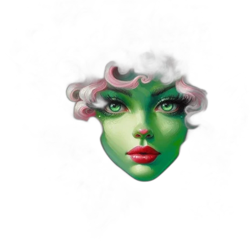mask, face, crown, hat, fantasy art, photorealistic, concept art, 3d render transparent PNG cut-out