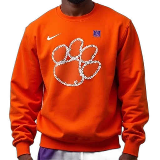 jacket, clemson, university, football transparent PNG cut-out